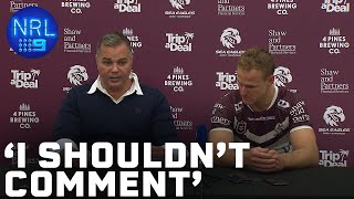 Anthony Seibold unwilling to discuss game-changing last minute penalty: NRL Presser | NRL on Nine