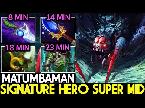 MATUMBAMAN [Broodmother] Becomes Monster with Signature Hero Mid 7.22 Dota 2