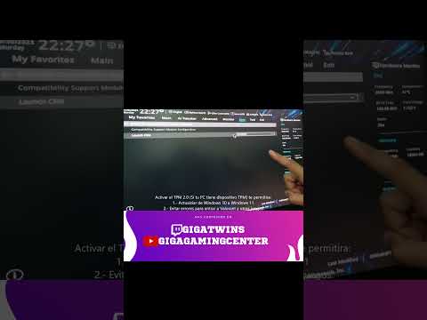 Enable TPM 2.0 #tpm2.0 #tpm #habilitartpm2.0 #habilitartpm #van9003 #fixvan9003 #van9003error