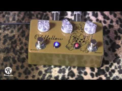 Oddfellow Effects CAVEMAN Overdrive pedal demo with SG & Dr Z Antidote