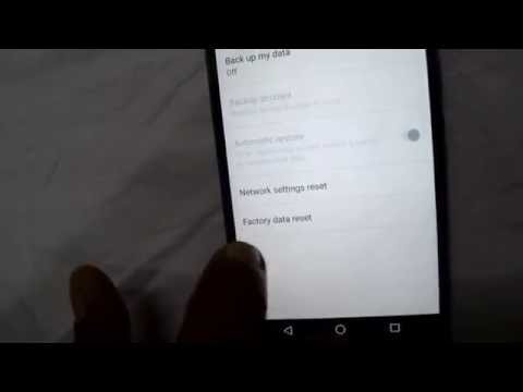 Moto G plus Network Reset Setting