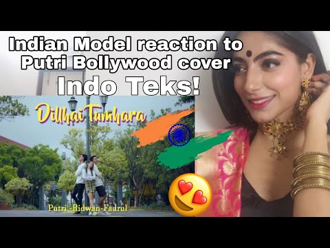(INDO SUBS) INDIAN REACTION to Putri Isnari, Ridwan, Muh. Fadrullah BOLLYWOOD COVER Dil Hai Tumhara