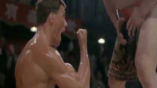 bloodsport: jcvd frappe en bas de la ceinture