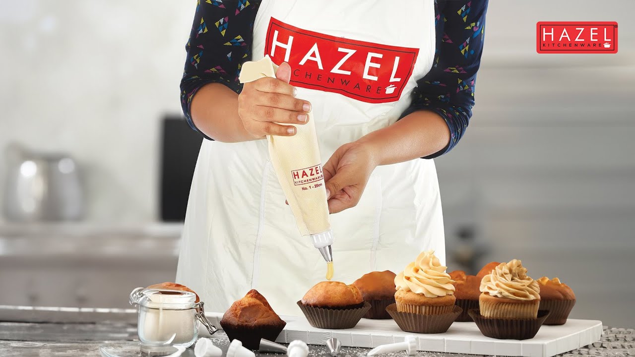 Reusable Piping Bag - 2 Cake Icing Bag with 3 Nozzles video