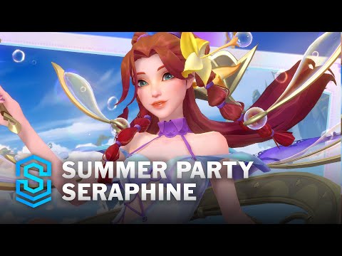 Summer Party Seraphine Wild Rift Skin Spotlight