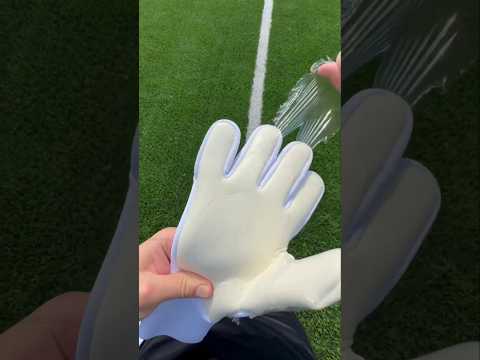 Why do goalkeepers wear sticky gloves? #shorts