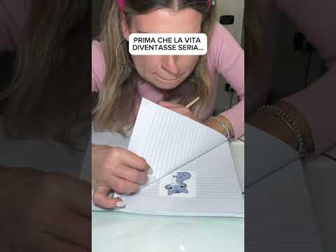 PRIMA CHE LA VITA DIVENTASSE SERIA! #anni90 #spensieratezza #cartaepenna #indietroconiltempo