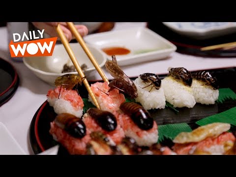 Trending now: Insect Sushi of Japan