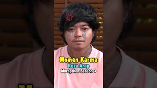 Momen Reza Arap kena Karma - Marapthon S