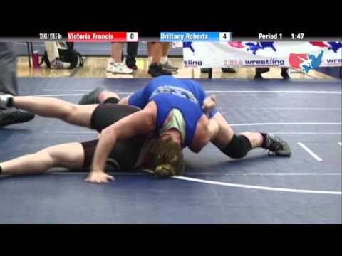 WM 72 KG Victoria Francis (Lindenwood) vs Brittany Roberts (OKCU)