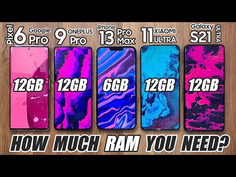 ONEPLUS 9 Pro vs iPhone 13 Pro Max / Pixel 6 Pro / Mi 11 / Samsung S21 - EXTREME RAM Management TEST