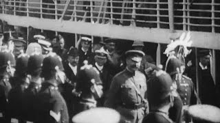 Lord Kitchener's Arrival at Southampton - July 12th (1902) | Britain on Film
