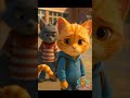 The Tail Teaser ️ Cat Friendship Lesson Meow WhiskerWonderland