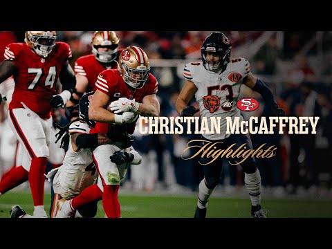 Christian McCaffrey's Best Plays from 181-Yard Game vs. Bears | Week 17