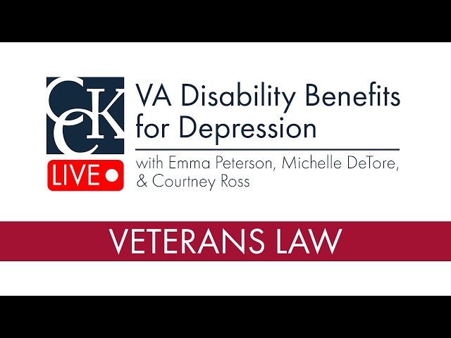 VA Disability Benefits for Depression