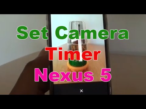 Google Nexus 5: How to Take a Picture with a Camera Timer