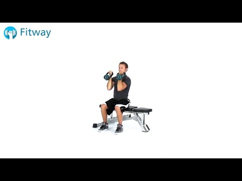 How To Do: Kettlebell Shoulder Press - Arnold Seated | Shoulder Workout Exercise