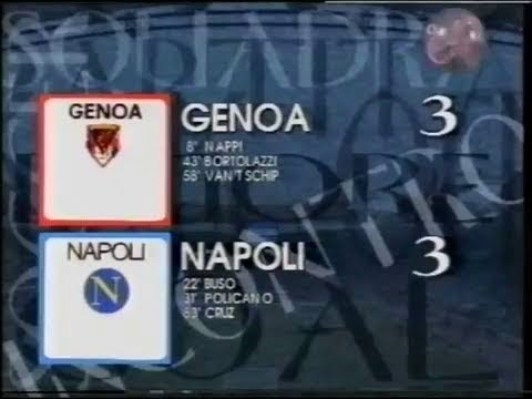 1994-95 (4a - 25-09-1994) Genoa-Napoli 3-3 Gol 90°Minuto Rai