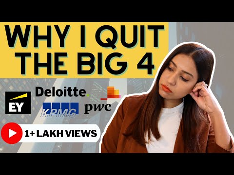 Why I quit the Big 4 - CA Articleship