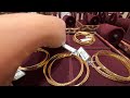 Tanishq Daily Wear Gold Bangle Designs Light Weight Gold Bangles Set Of 4 Bangles Diwali Deeya