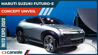 Maruti Suzuki has showcased the Concept Futuro-e at Auto Expo 2020. This concept is a design study and presents possibilities of a new global design language for the SUV segment. Abhishek Nigam tells you more in this video. Maruti Suzuki has showcased the Concept Futuro-e at Auto Expo 2020. This concept is a design study and presents possibilities of a new global design language for the SUV segment. Abhishek Nigam tells you more in this video.