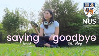 MY LAST EVER NUS VLOG | final week in university (class of 2025)