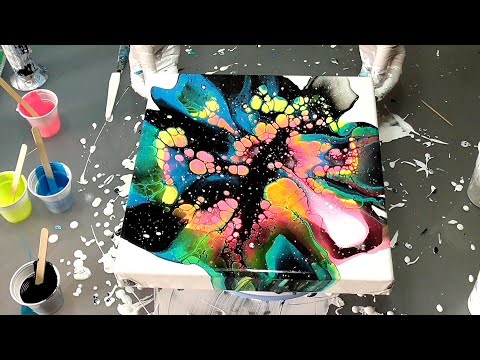 #84| Fake Bloom 🌸 ONLY Paint & Floetrol - NO Polycrylic - NO Silicone | Bloom Technique