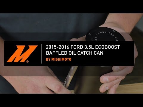 2015-2016 Ford F-150 3.5L EcoBoost Baffled Oil Catch Can Installation Guide by Mishimoto