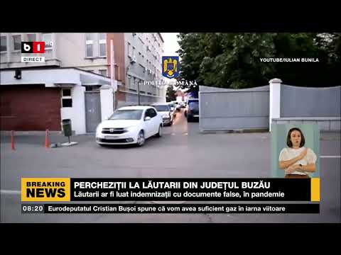 PERCHEZIȚII LA LĂUTARII DIN JUDEȚUL BUZĂU_Știri B1_20 mai 2022