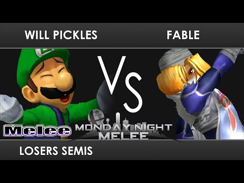 MNM 352 - Losers Semis - Will Pickles (Luigi) VS Fable (Sheik) - SSBM Melee