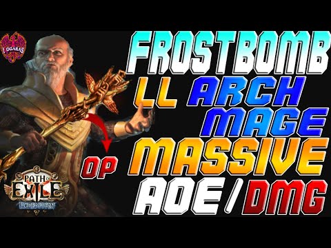 [PoE 3.15] - LOW LIFE FROSTBOMB ARCHMAGE - BUILD GUIDE - INSANE ES & MANA - HUGE AOE & DMG!