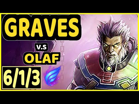 SEVENARMY (GRAVES) vs OLAF - 6/1/3 KDA JUNGLE CHALLENGER GAMEPLAY - EUW
