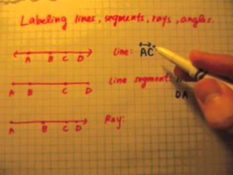 RHS Geometry: Lines, Segments, Rays & Angles