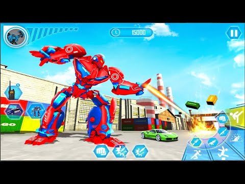 Police Robot Car Game: Transform Drone Robot Games Roadster Inc - 3D Games Action Gameplay