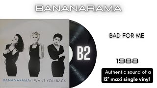 Bananarama - Bad For Me [12'' maxi single]