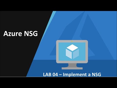MS Azure - Lab04 Implement a Network Security Group (Spanish)