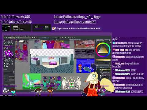 Working on redoing a background! !Kofi !discord