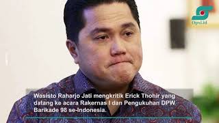 Erick Thohir Datangi Barikade 98, Pengamat Ingatkan Garuda Indonesia Lagi Krisis | Opsi.id