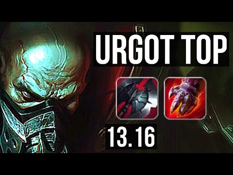 URGOT vs RIVEN (TOP) | Rank 1 Urgot, 1.3M mastery, 400+ games, 8/3/9 | EUW Grandmaster | 13.16
