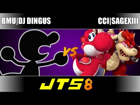 JTS8 BMU|DJ Dingus (Mr. Game & Watch) vs CCI|SageXIII (Yoshi, Bowser) Round 2 Losers