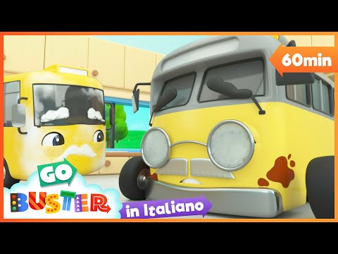Disastro in cucina! 🍫 | Cartoni animati per bambini | Moonbug Italiano | Go Buster!🚌