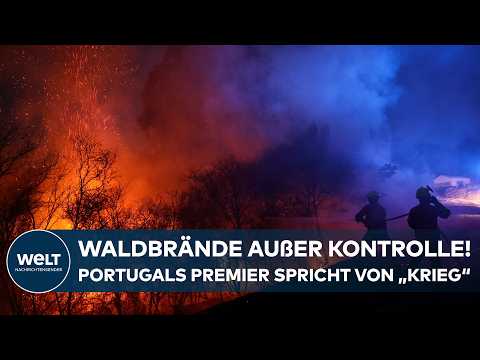 SPANIEN & PORTUGAL: Historische Feuerkatastrophe! Dramatischer Kampf gegen verheerende Waldbrände