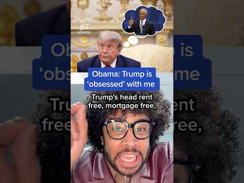 Obama: Trump is 'obsessed' with me