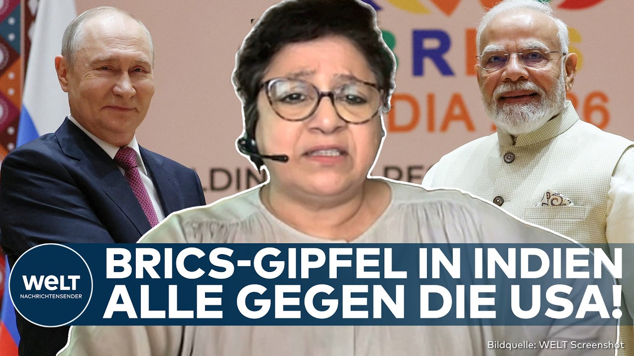 BRICS-GIPFEL: Treffen von Modi, Xi und Putin! Alle gegen Trump und die USA! Padma Rao nennt Details