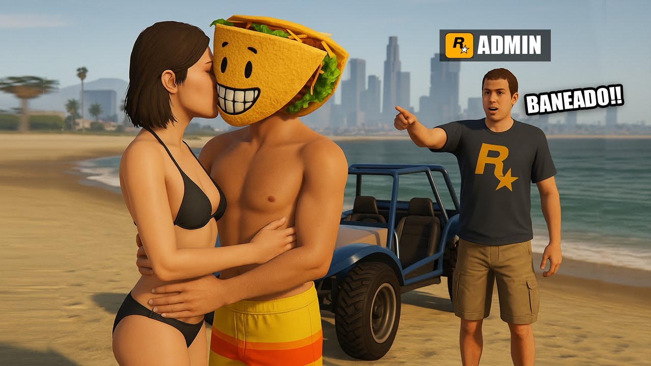 JUEGO con una COLOMBIANA a GTA 5 ONLINE y ROCKSTAR me BANEA