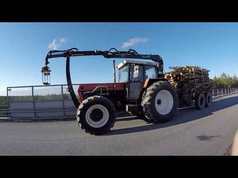 Zetor 14245 climbing the hill