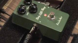 Video thumbnail for Kasleder Effects DIRTY LITTLE THING overdrive guitar effects pedal demo by gearmanndude