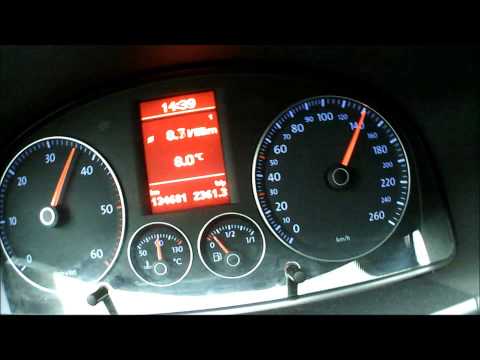 VW Touran 1.9tdi 0-180kmt chiped wet