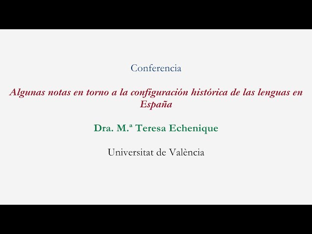 Vídeo relacionado con 'Así se van las lenguas variando': Nuevas tendencias en la investigación del cambio lingüístico en español: 5 (Fondo Hispánico de Lingueística y Filología)