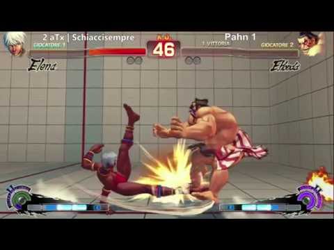 Feimitsu's Friends USFIV Grand Finals - aTx Schiaccisempre (Elena) vs Pahn (Honda)